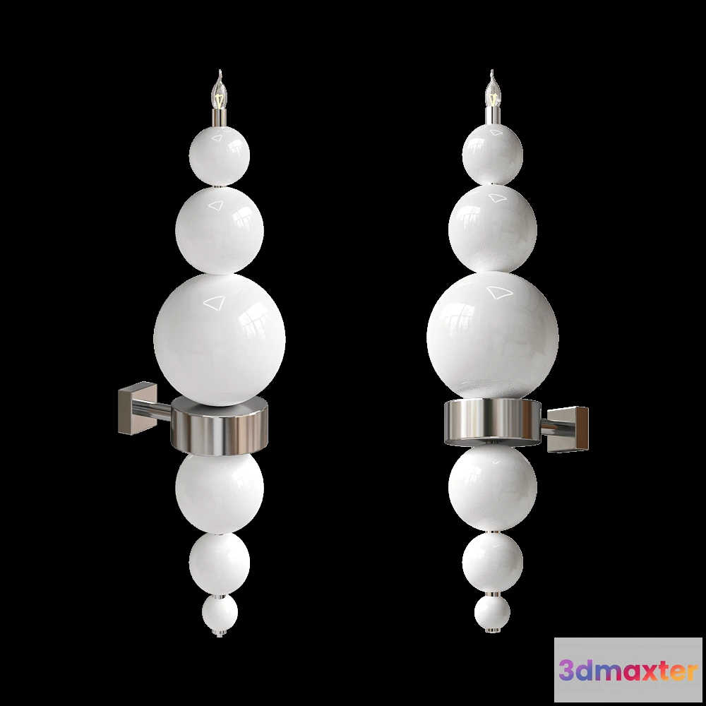 1661490 - ILFARI - Wall lamp Tears from Moon W1 3D Max