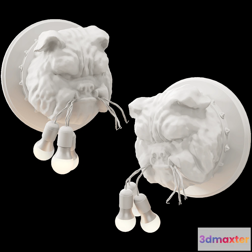 1661534 - Karman  - Wall lamp Amsterdam 3D Max