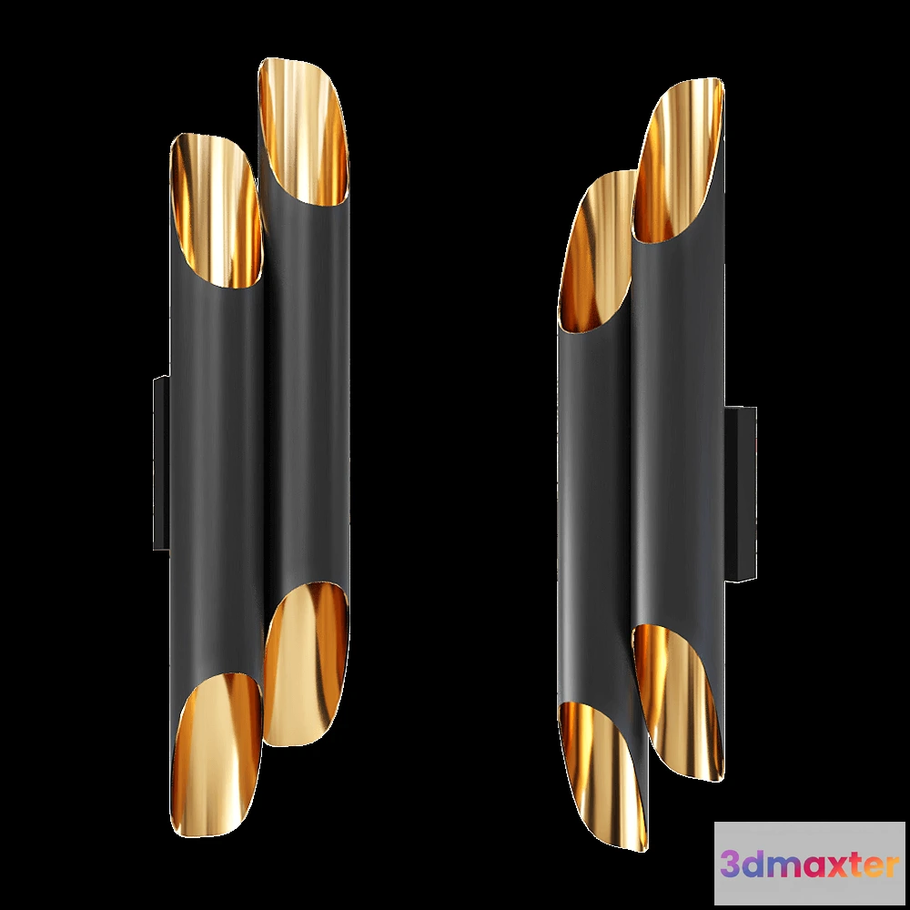 1661546 - Kink light - Wall lamp Bamboo 7012 3D Max