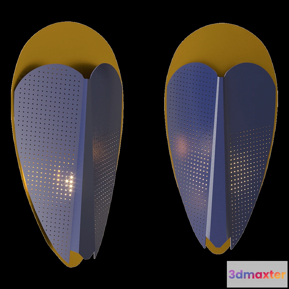 1661616 - La Chance - Wall lamp SORCIER 3D Max