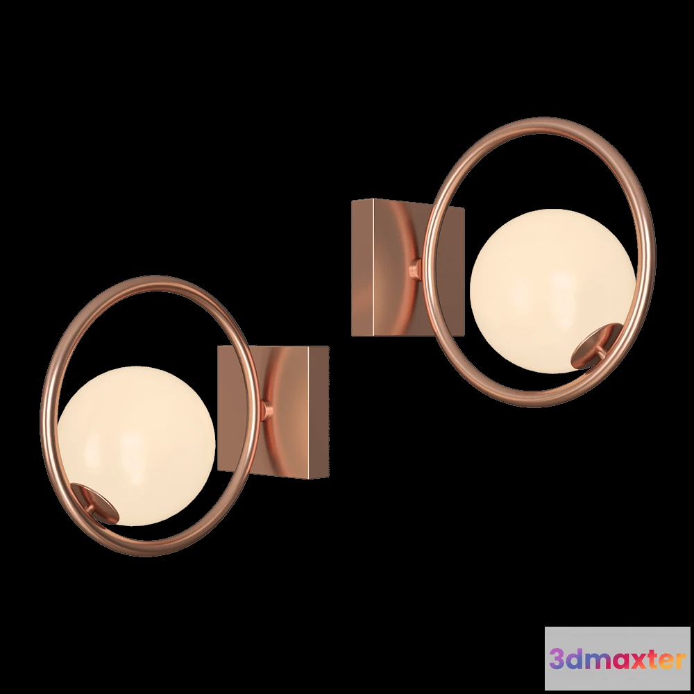 1661766 - Mambo Unlimited Ideas - Wall lamp Loop 3D Max