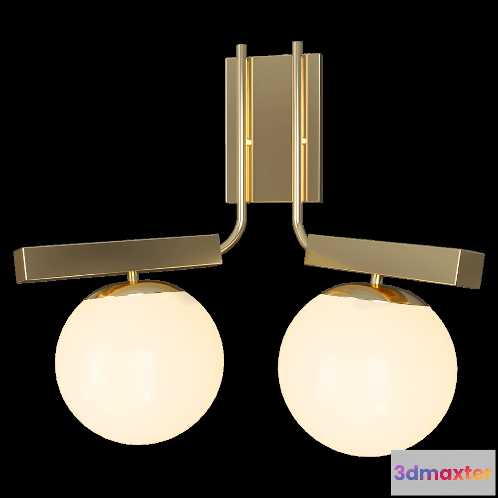 1661772 - Mambo Unlimited Ideas - Wall lamp Globe I 3D Max