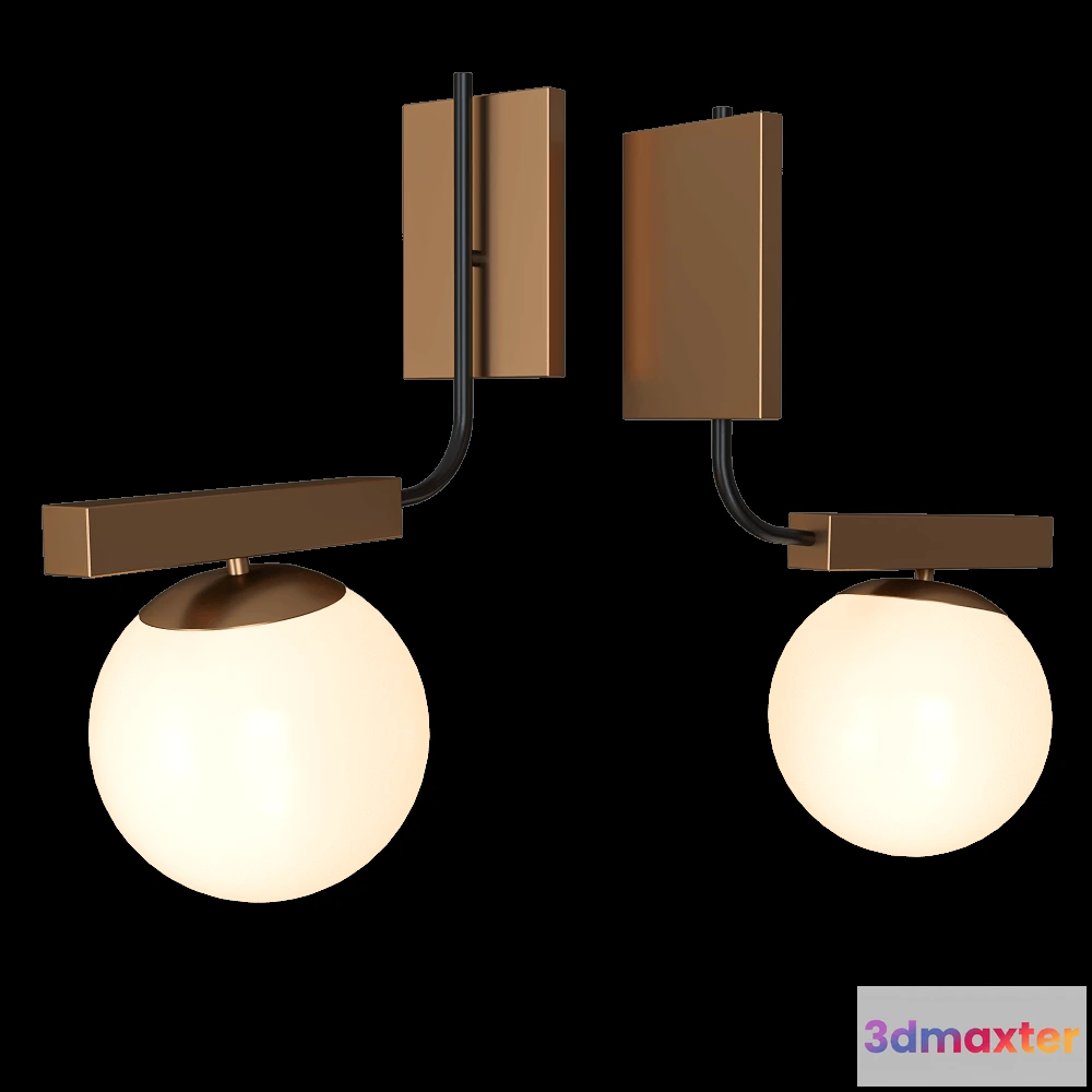 1661774 - Mambo Unlimited Ideas - Wall lamp Globe wall 3D Max
