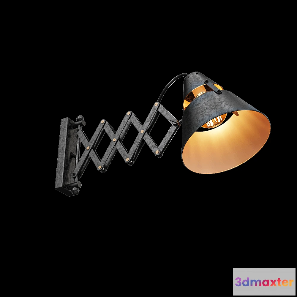 1661844 - Mantra - Wall lamp Industrial  5444 3D Max