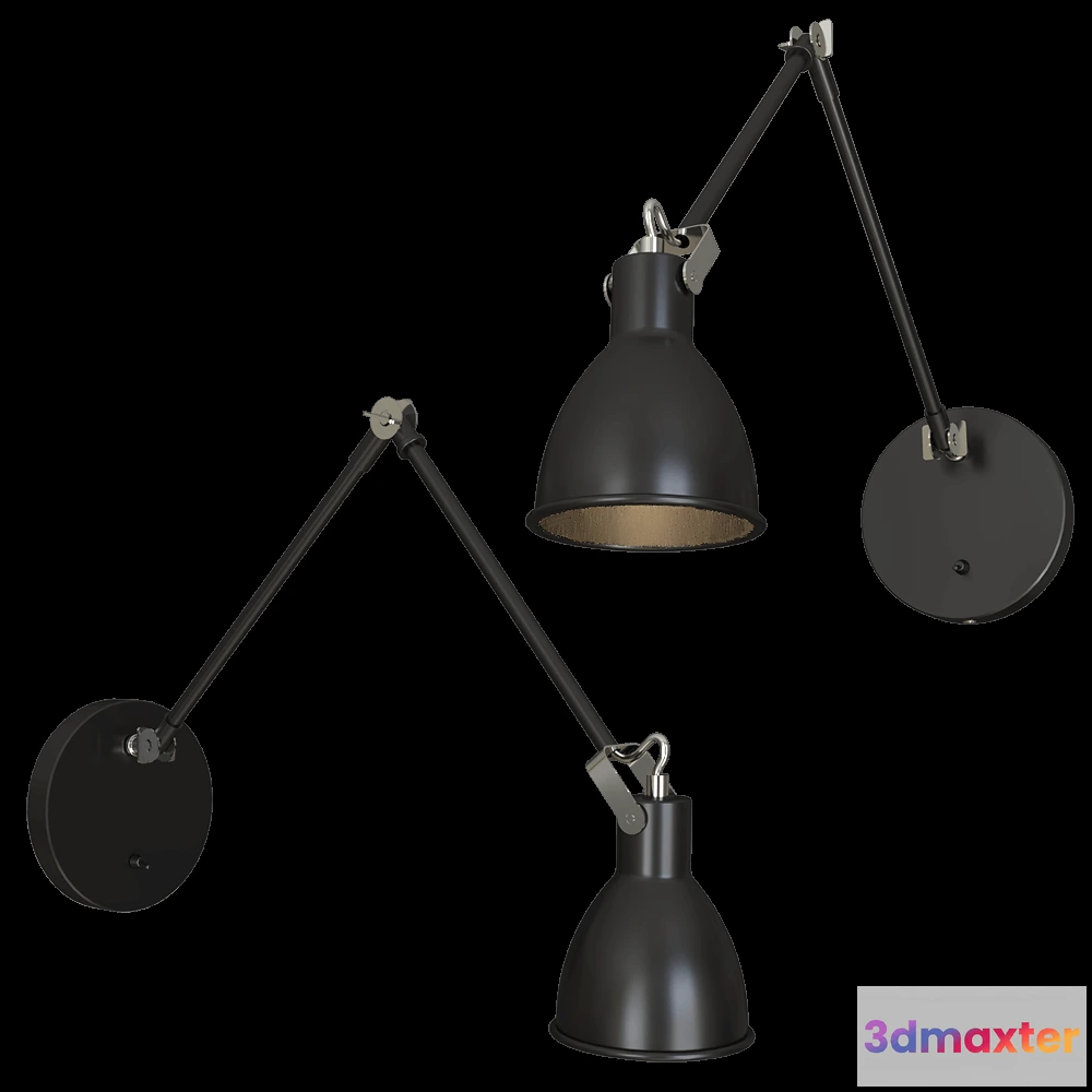 1661930 - Markslojd - Wall lamp HOUSE Black 3D Max