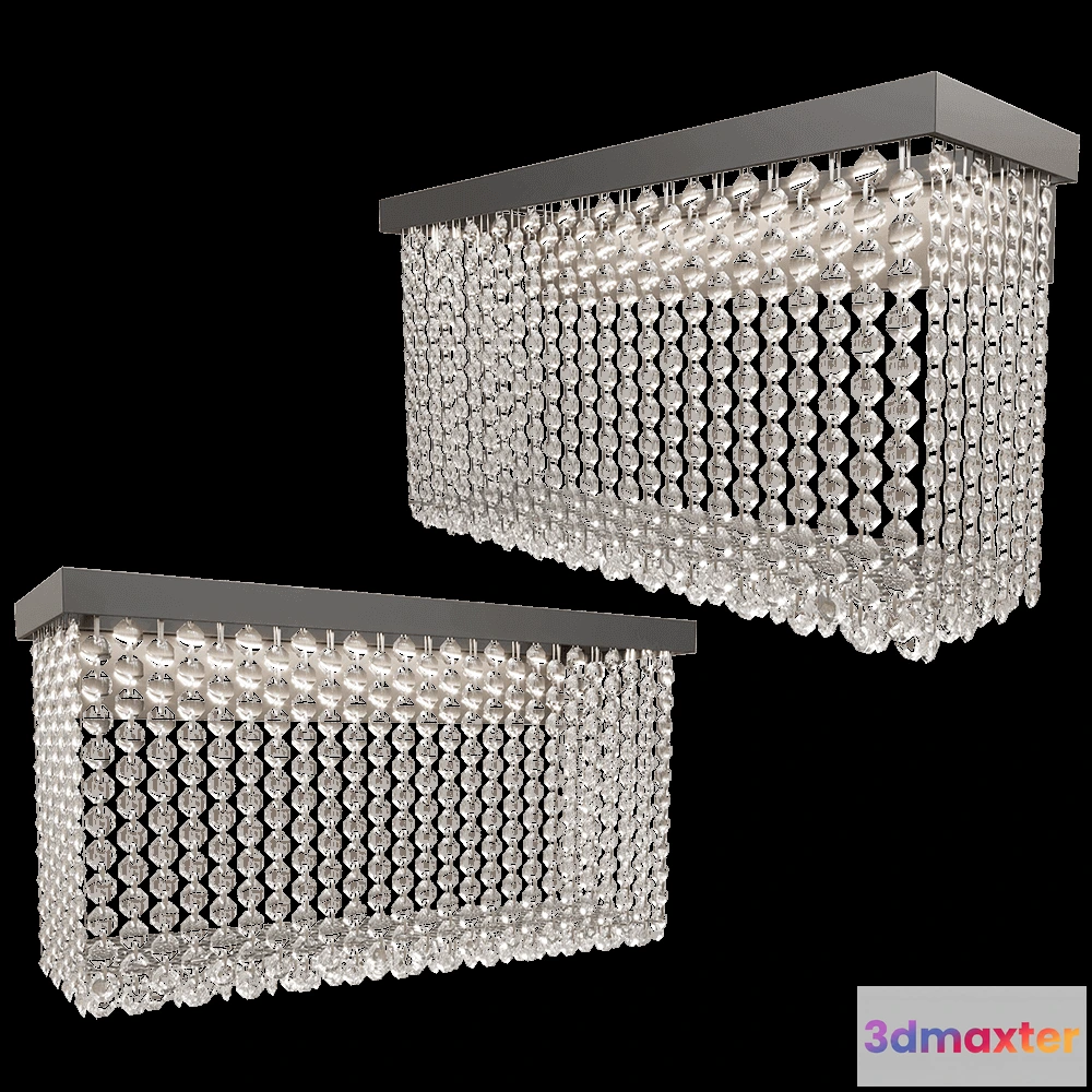 1661946 - Masiero - Wall lamp Cubo A-Long 3D Max