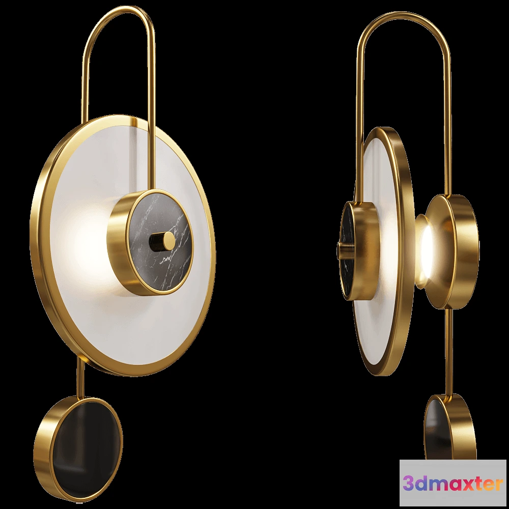 1661968 - Maxlight - Wall lamp Retro W0328 3D Max