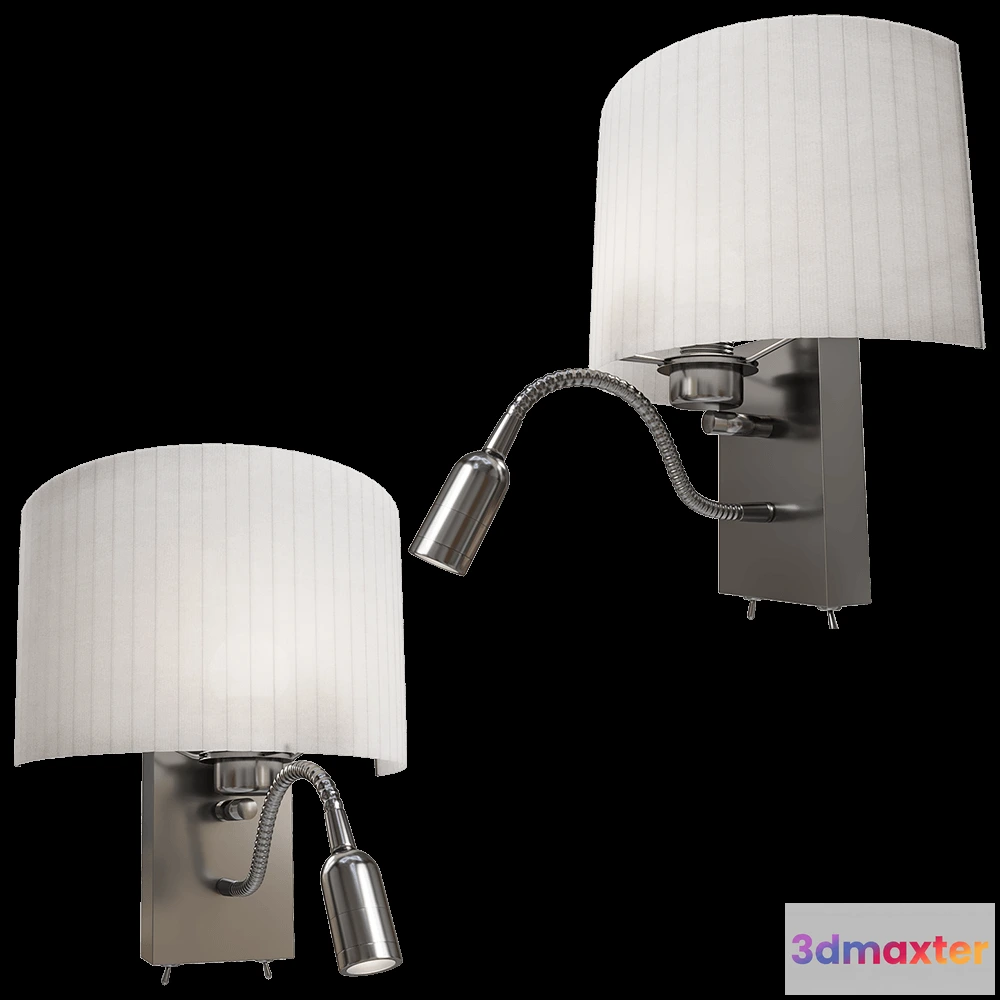 1662032 - Maxlight - Wall lamp Conrad W0049 3D Max