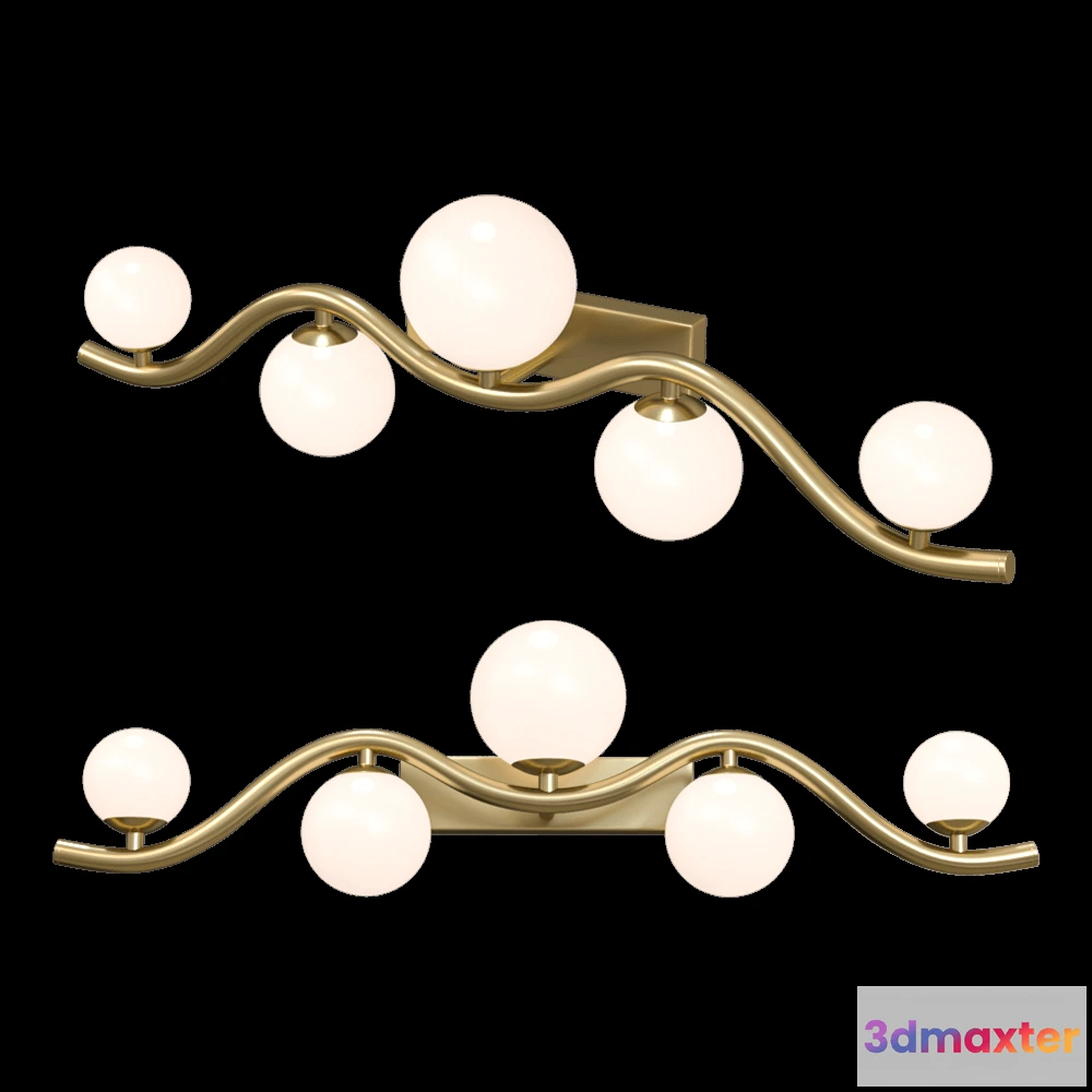 1662060 - Maytoni - Wall lamp Uva MOD059WL-05G 3D Max