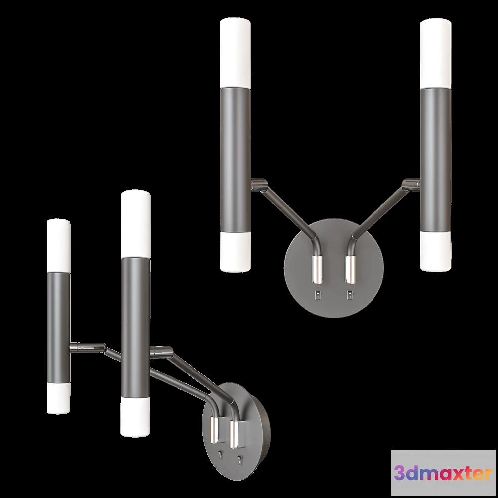 1662072 - Maytoni - Wall lamp Vigo MOD620WL-04B 3D Max