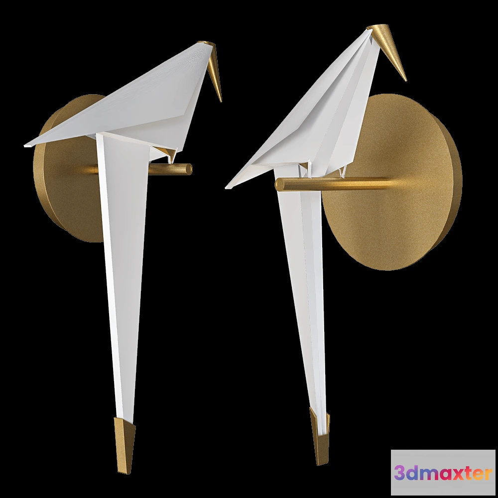 1662106 - Moooi  - Wall light Perch 3D Max
