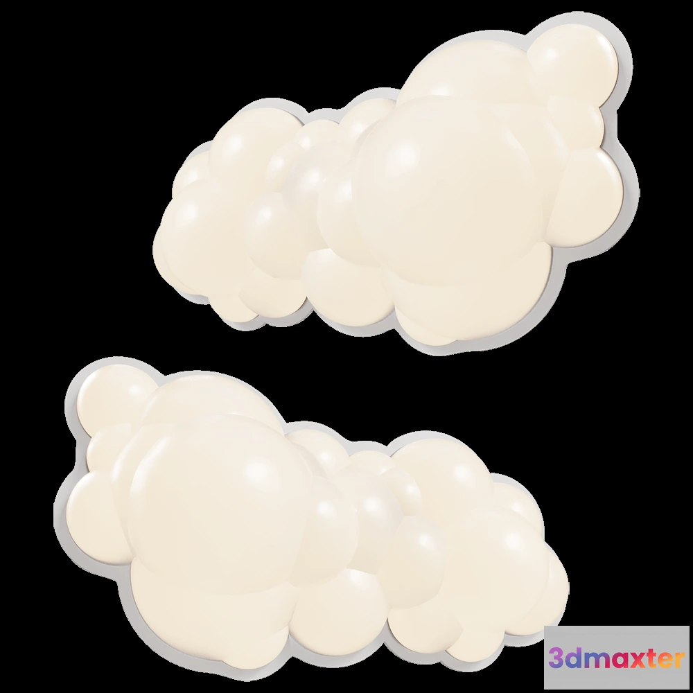 1662118 - Nemo Lighting - Wall lamp Nuvola 3D Max