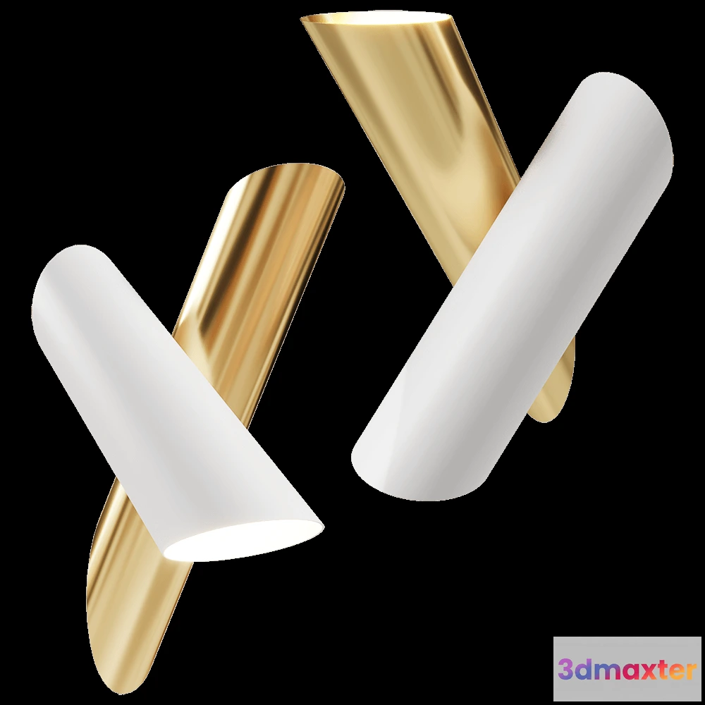 1662122 - Nemo Lighting - Wall lamp Tube large 3D Max