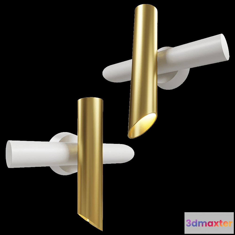 1662136 - Nemo Lighting - Wall lamp TUBES 2 3D Max