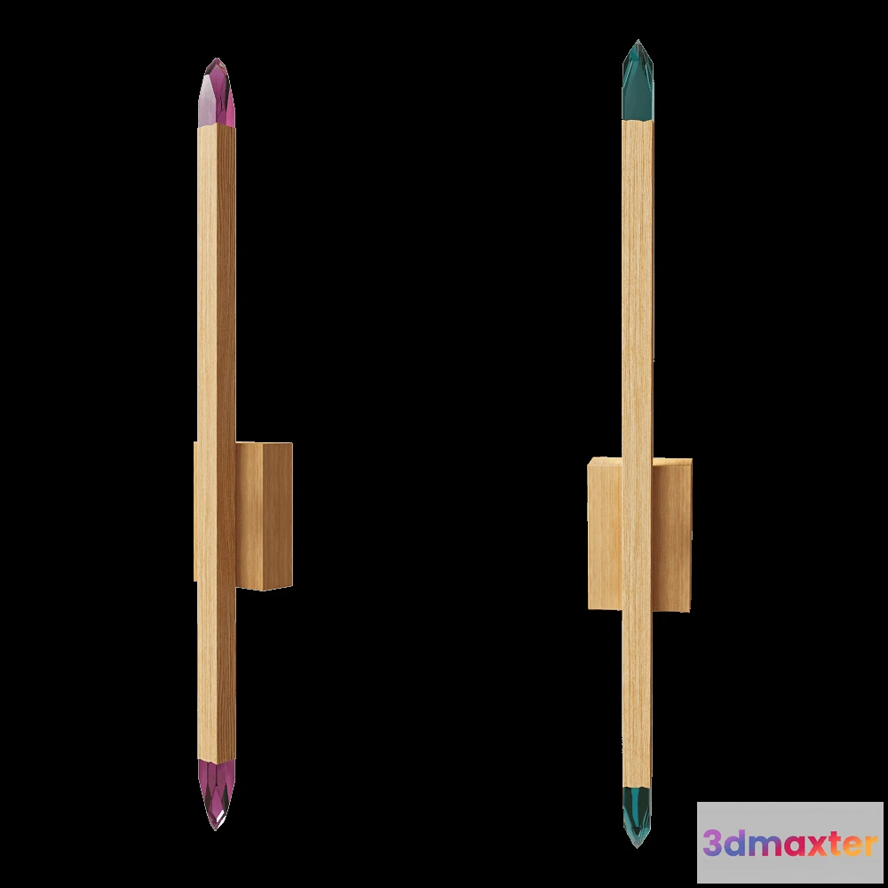 1662164 - NEXT LEVEL DESIGN STUDIO - Wall lamp Prometheus Crystal 3D Max