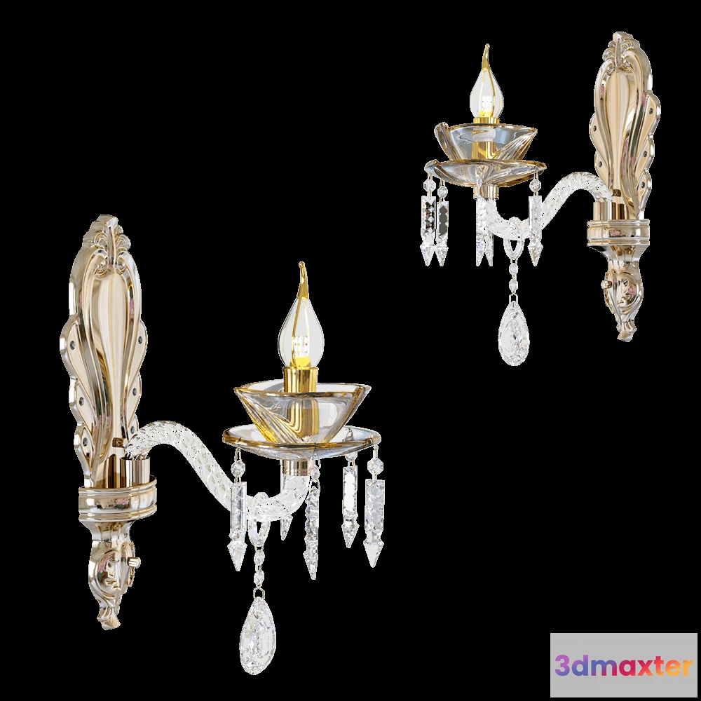 1662196 - Odeon Light - Wall lamp Telma 40051W 3D Max