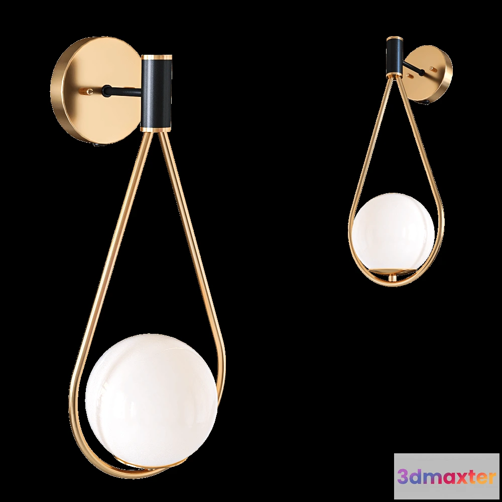 1662202 - Odeon Light - Wall lamp Flari 48101W 3D Max