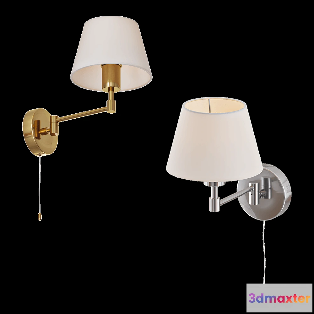 1662210 - Odeon Light - Wall lamp Gemena 24801W 3D Max