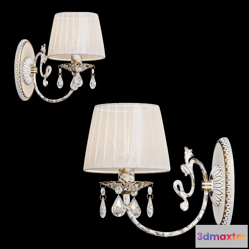 1662224 - Odeon Light - Wall lamp Magali 32291W 3D Max