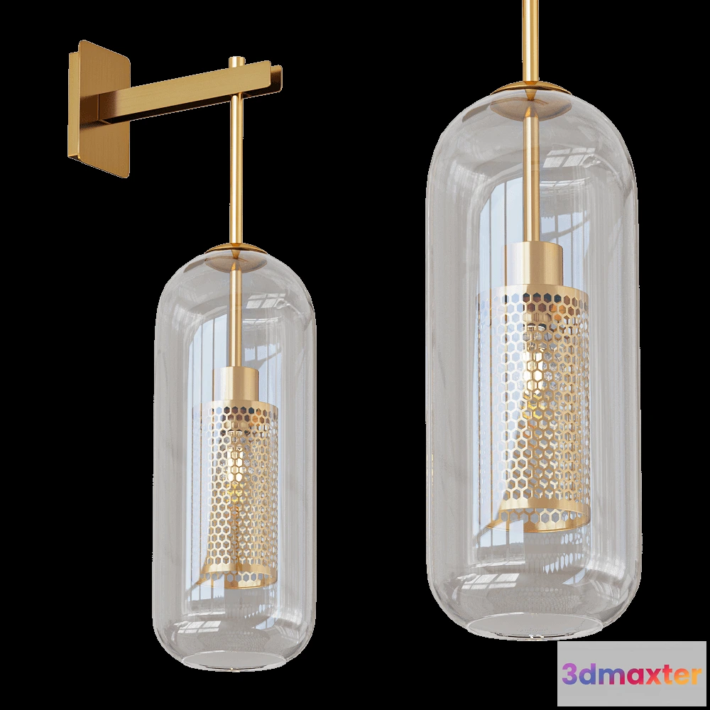 1662228 - Odeon Light - Wall lamp Clocky 49401W 3D Max