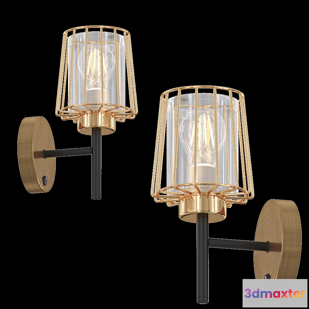 1662232 - Odeon Light - Wall lamp Dogana 46561W 3D Max