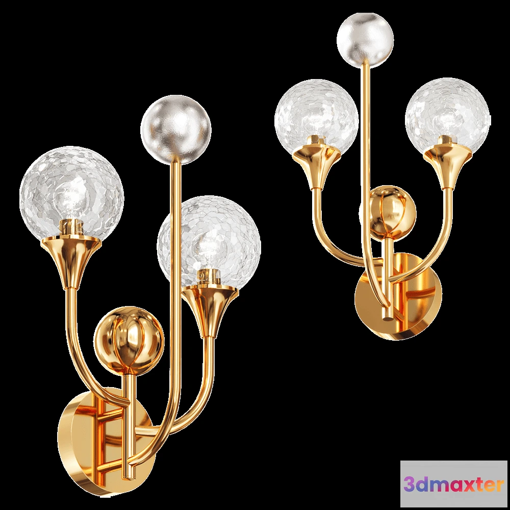 1662266 - Odeon Light - Wall lamp Kelli 47852W 3D Max