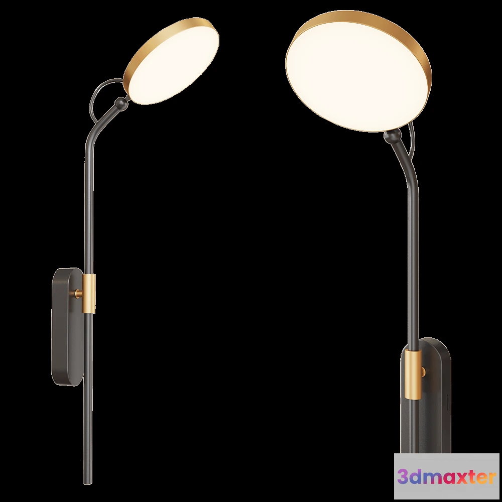 1662268 - Odeon Light - Wall lamp Redmond 42977WL 3D Max