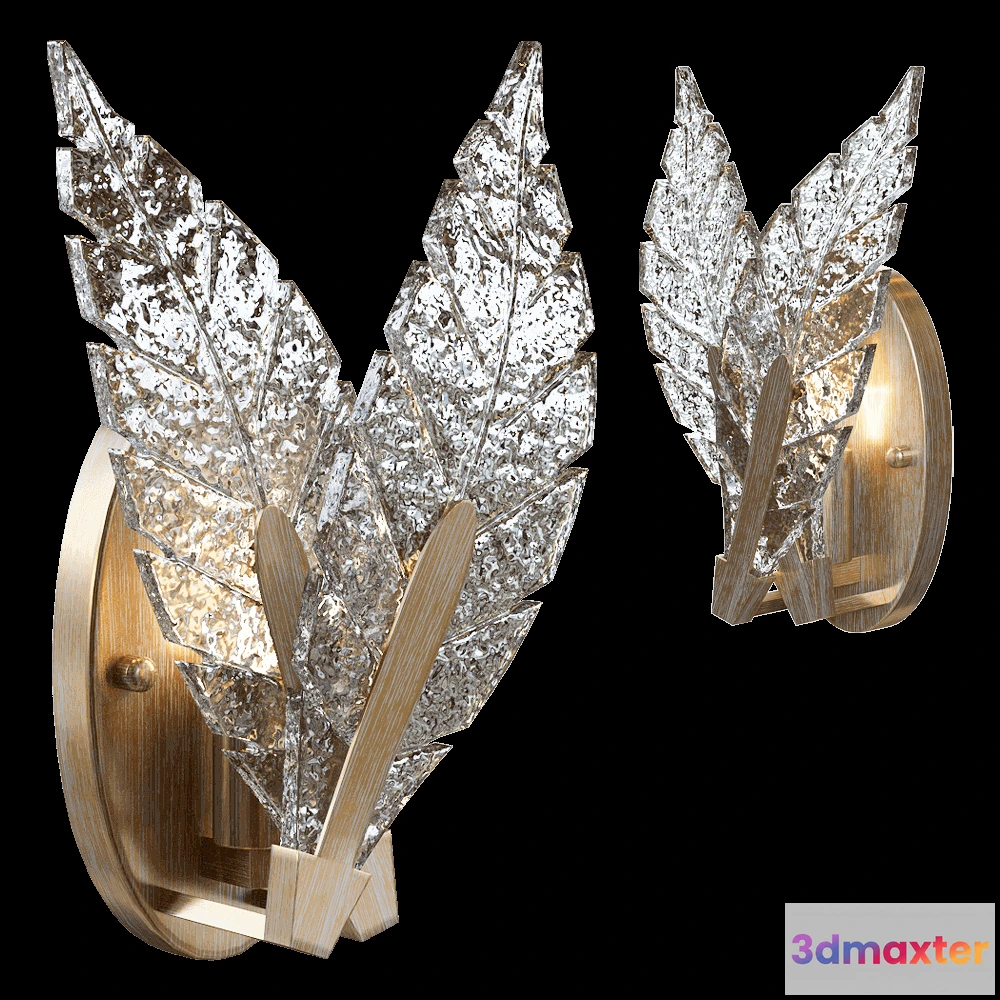 1662286 - Odeon Light - Wall lamp Floweri 48381W 3D Max