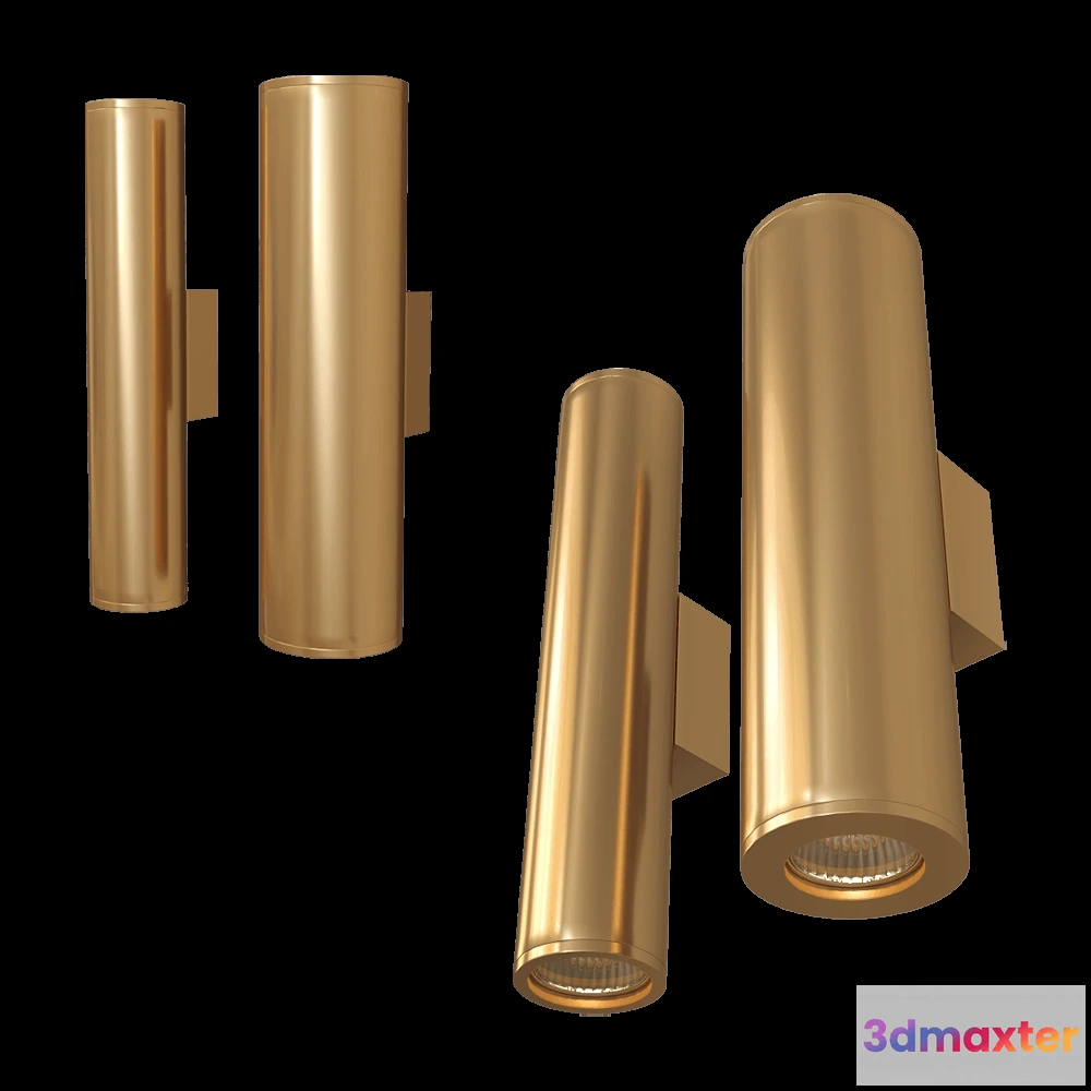 1662298 - Odeon Light - Wall lamp Dario 38332WA2WB 3D Max