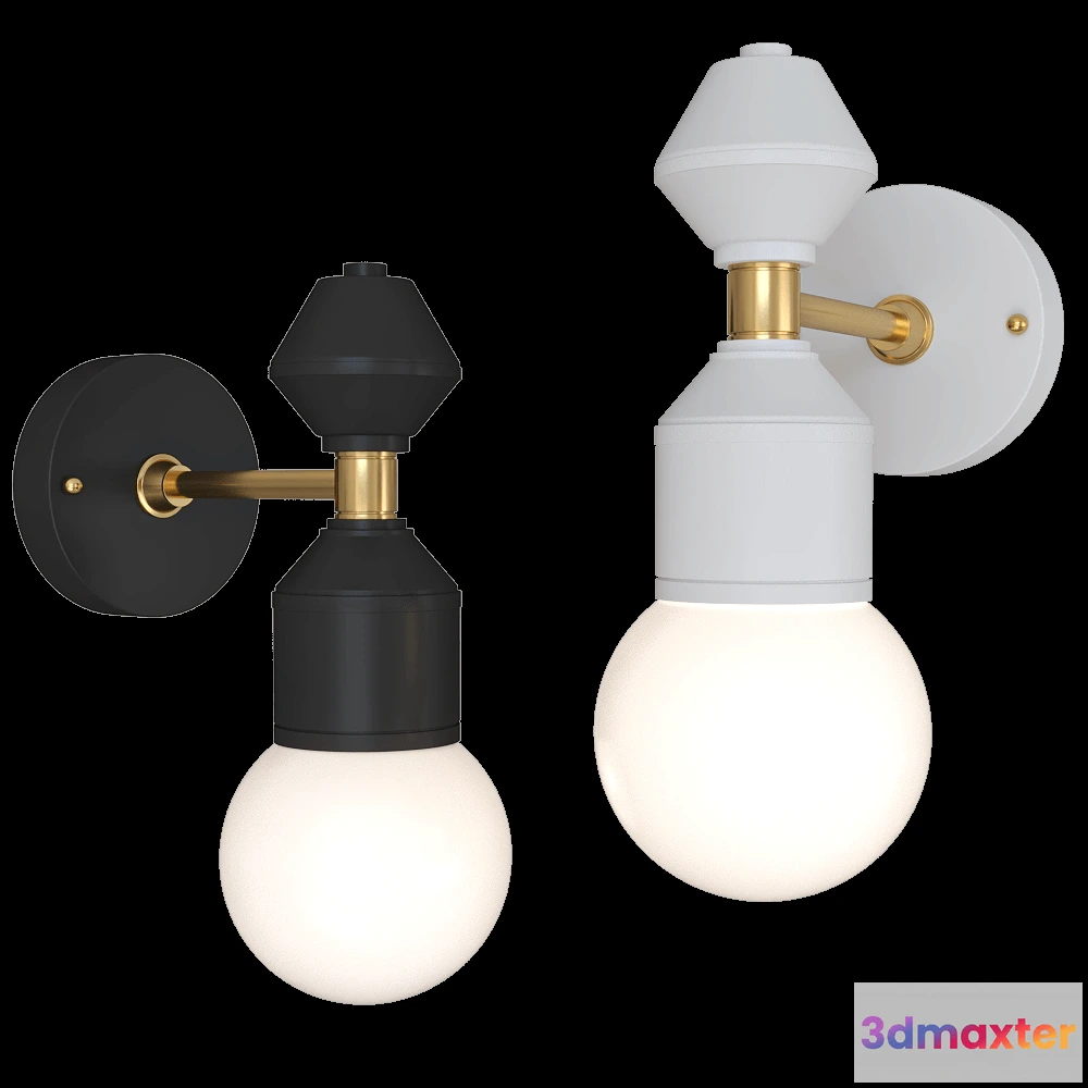 1662406 - Pikart  - Wall lamp Art.  6239 3D Max