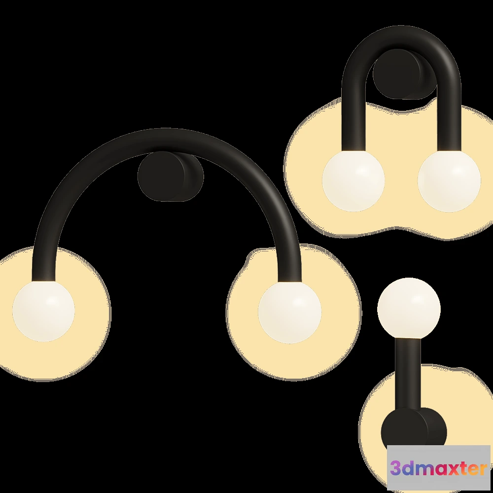 1662482 - Robin Lamps - Wall lamp Rigoberta Direct 3D Max