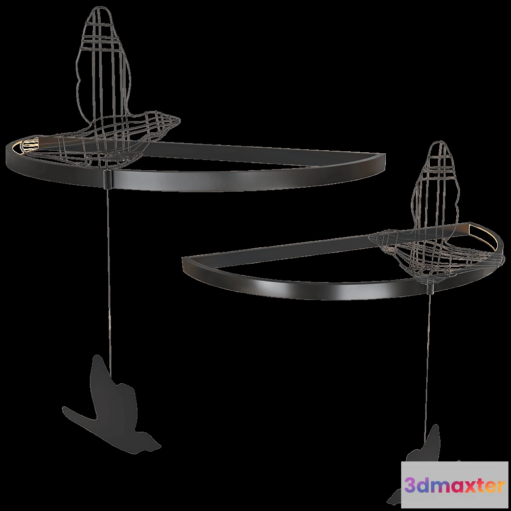 1662616 - SVITANOK - Wall lamp Flight shadows 3D Max