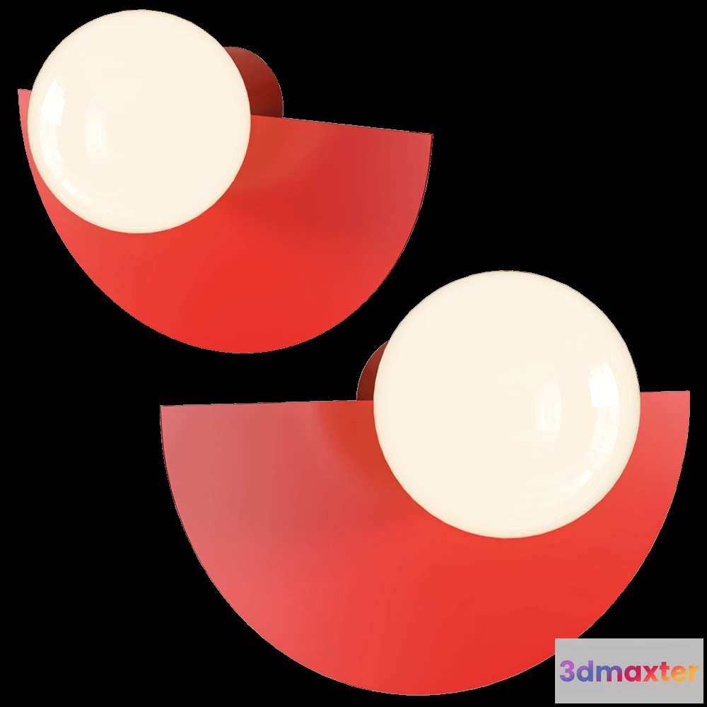 1662626 - SWEDISH NINJA - Wall lamp CANDY BIG CIRCLE 180 S 3D Max