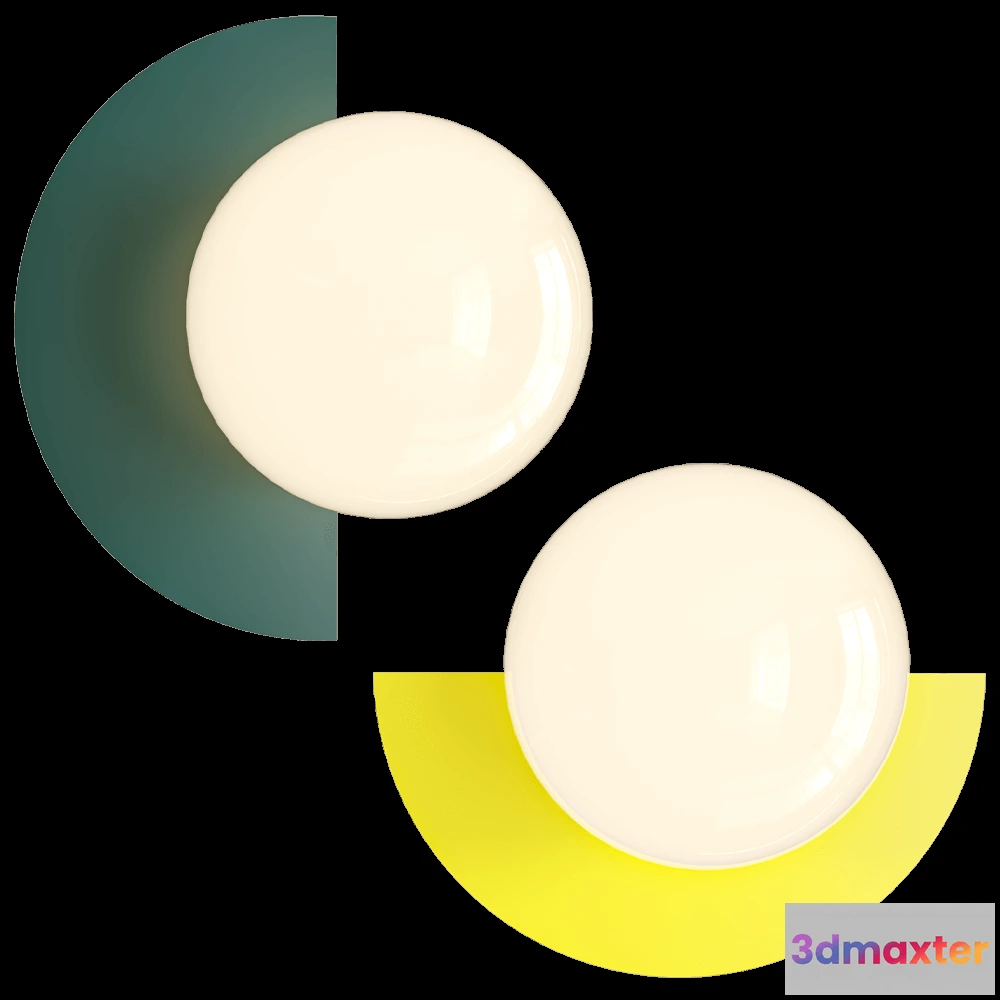 1662630 - SWEDISH NINJA - Wall lamp C.LAMP Big 3D Max