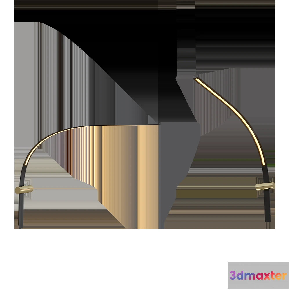 1662656 - TOOY  - Wall lamp Nastro 563.47 3D Max