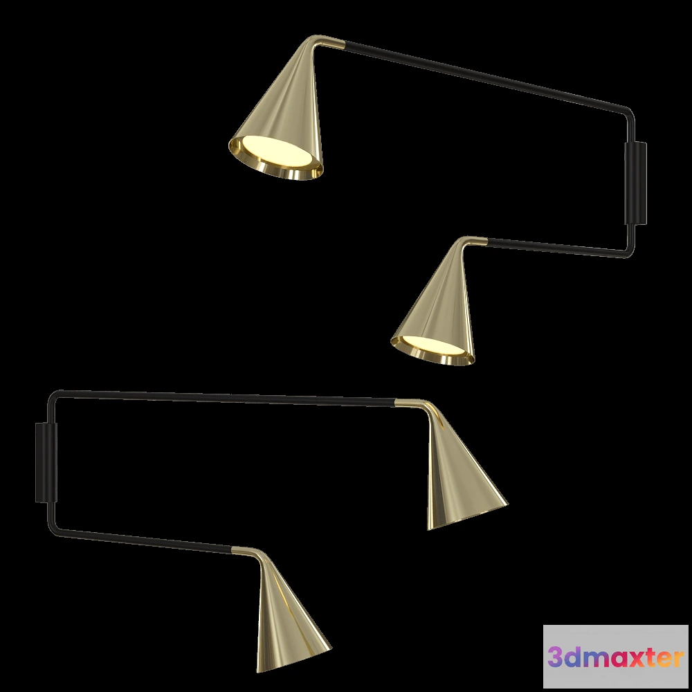 1662658 - TOOY  - Wall lamp Gordon 561.48 3D Max