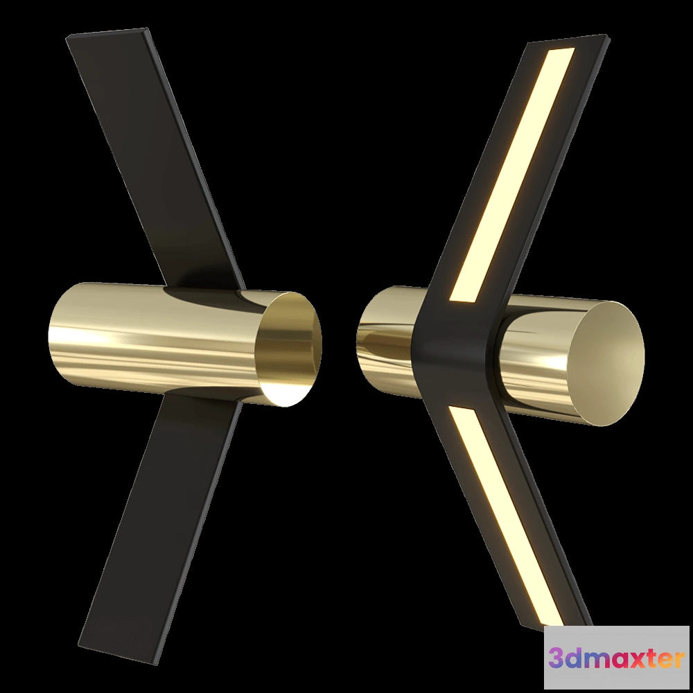 1662662 - TOOY  - Wall lamp Nastro 563.43 3D Max