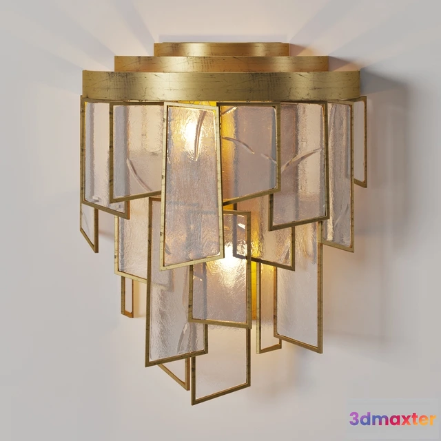 1662800 - lighting - Wall lamp Eichholtz Waterloo 45 3D Max