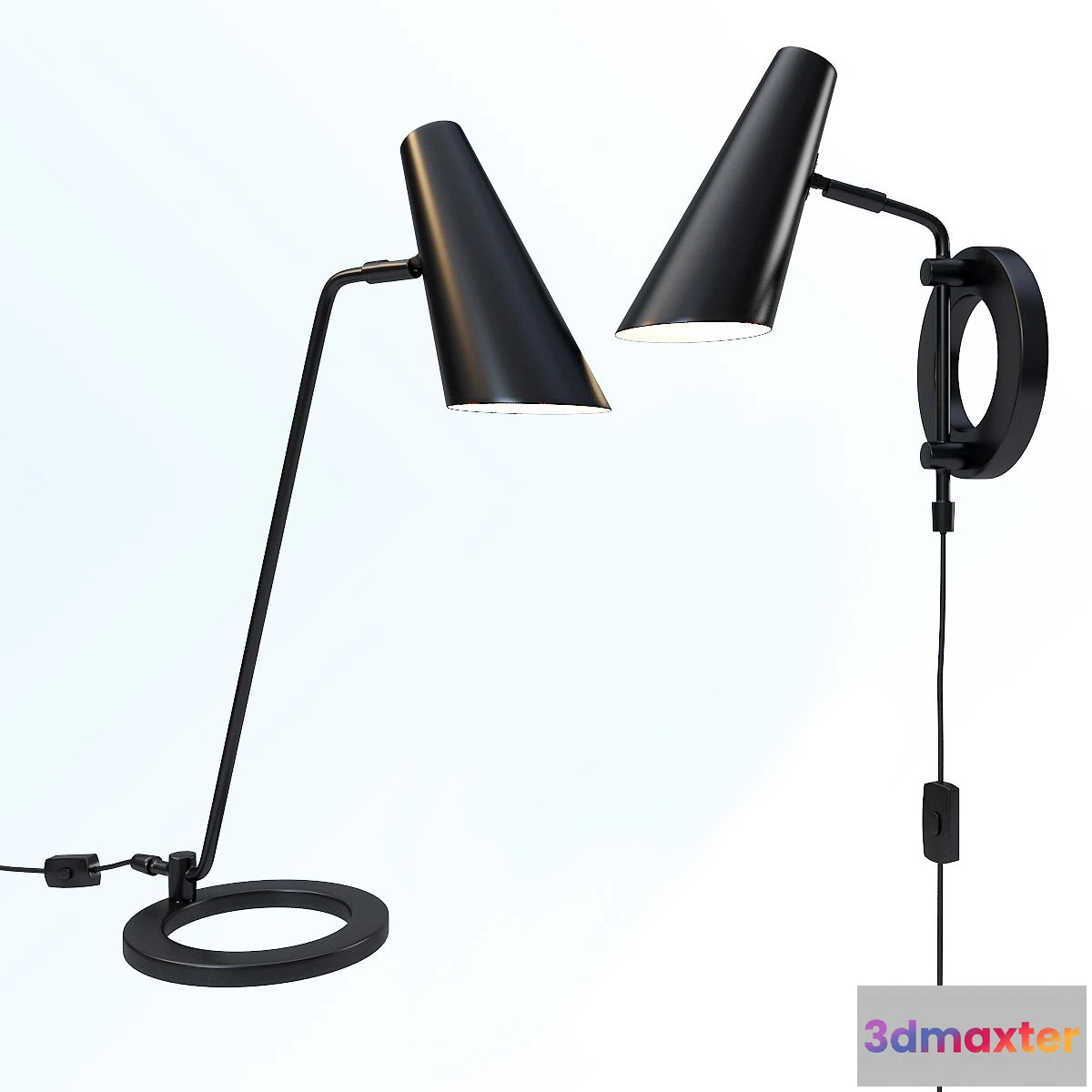 1662836 - lighting - Table lamp and sconce from the company Markslöjd 3D Max