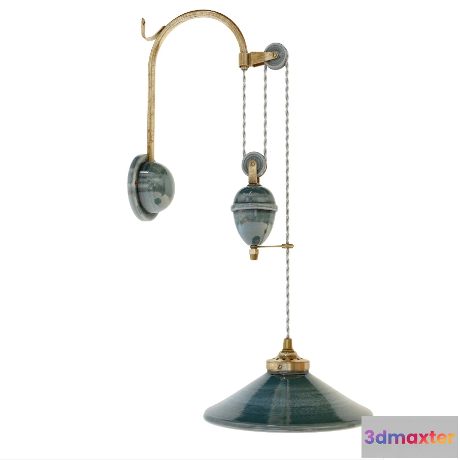 1662954 - lighting - Hector Finch french ceramic wall light Rise and  Fall  WL 119 3D Max