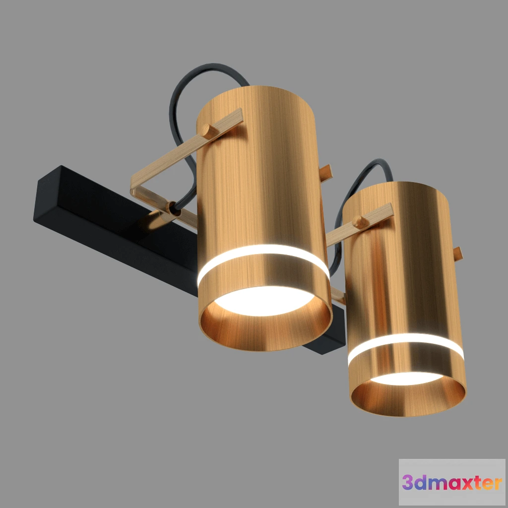 1663006 - lighting - LED Wall Light Eurosvet 200632 Bronze 3D Max