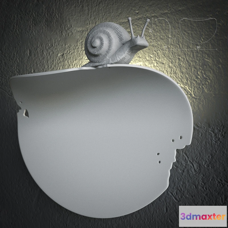 1663008 - lighting - Karman VA.LENTINA Wall Light 3D Max