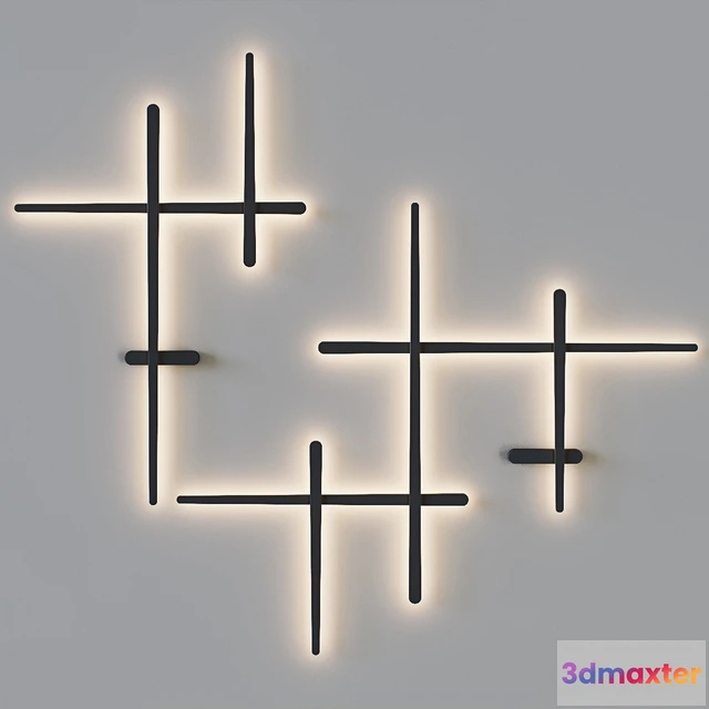 1663152 - lighting - Wall Lighting Sticks 3D Max