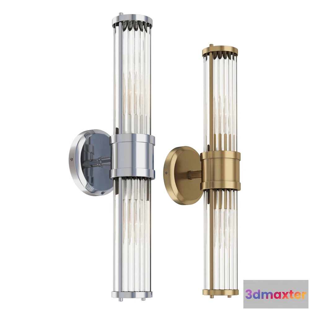 1663184 - lighting - EICHHOLTZ_Wall_Lamp_Claridges_Double 3D Max