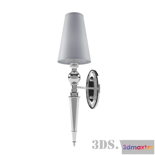 1663406 - lighting - Newport light 7801A chrome 3D Max