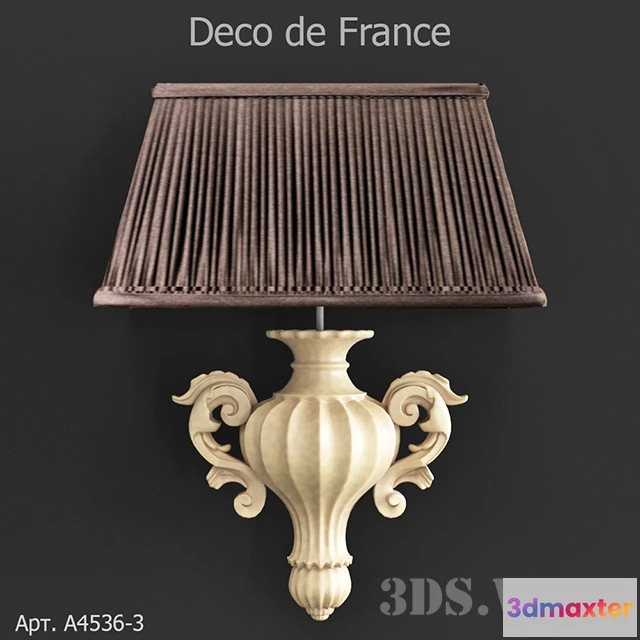 1663530 - lighting - Wall lamp Deco de France A4536-3 3D Max