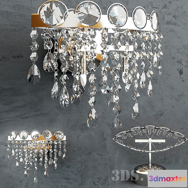 1663534 - lighting - Sconce and wall light Illumination MB6608-4A 3D Max