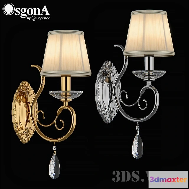 1663546 - lighting - Wall lamp Osgona Ricerco 693612693614 3D Max