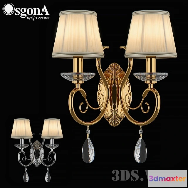 1663548 - lighting - Wall lamp Osgona Ricerco 693622693624 3D Max
