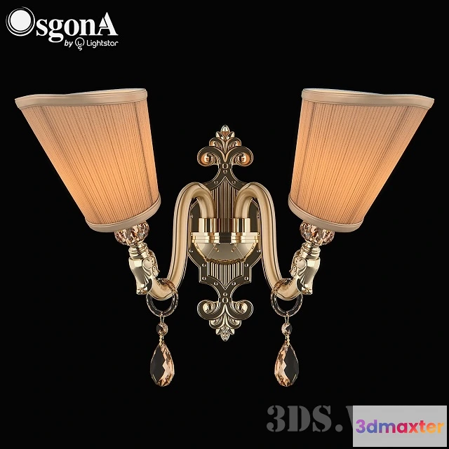 1663550 - lighting - Wall lamp Osgona Guarda 692622 3D Max